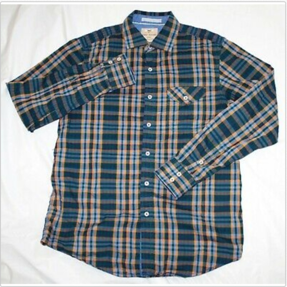 Tommy Bahama Jeans Men's Long Sleeve Front Shirt‎ Size Small